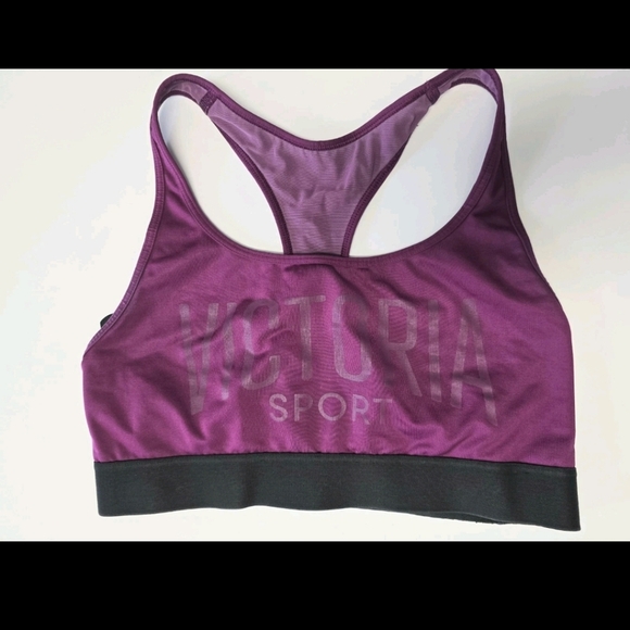 Victorias Secret VSX Sport Player Racerback Wireless Unlined Sports Bra Medium - Picture 5 of 5